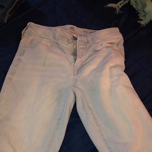 Light wash jeggings